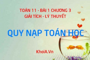 Phương pháp quy nạp toán học ví dụ về phương pháp quy nạp - Toán 11 bài 1